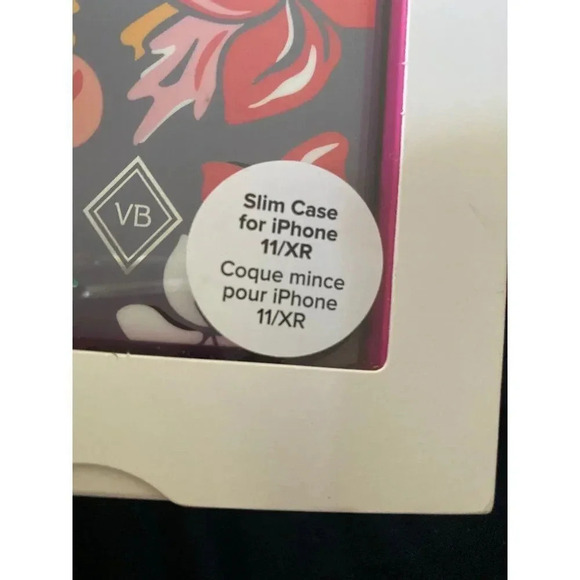 NEW Coastal Paradise Vera Bradley Slim Case for iPhone 11/XR Cockatoo Hibiscus - Picture 2 of 8